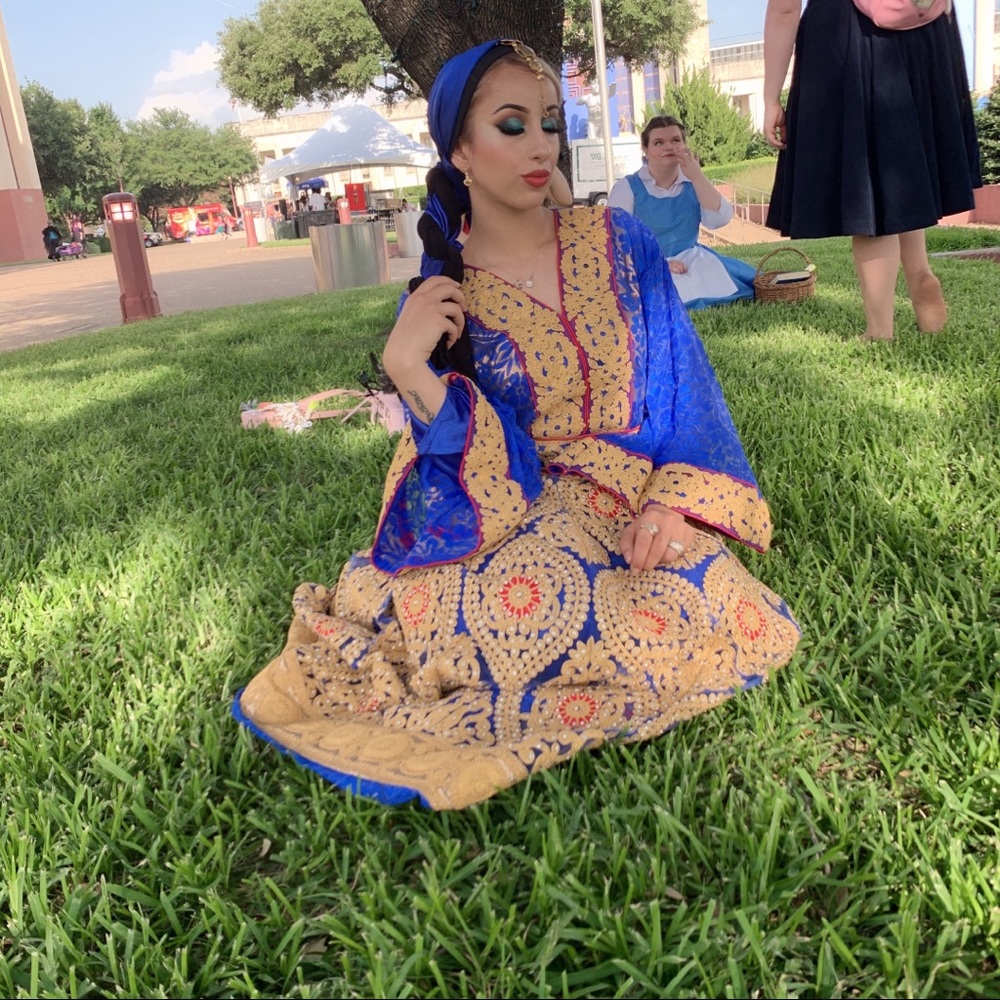 Jasmine inspired middle eastern dress